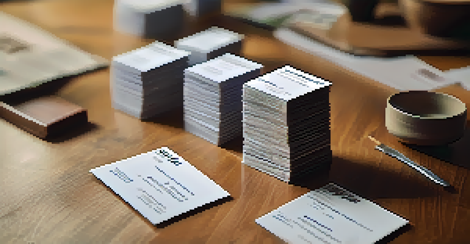 An artistic arrangement of diverse business cards from different cultures on a wooden table, showcasing unique designs and textures.
