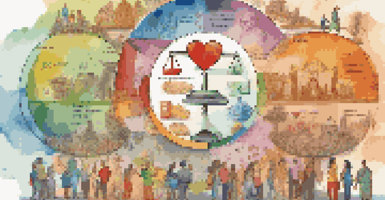 An infographic illustration showing a scale balancing profit and ethics with money symbols and ethical icons.