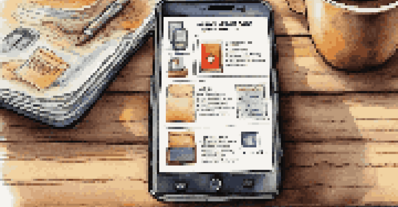 A close-up of a smartphone with gig economy apps on a wooden table, accompanied by a cup of coffee and a notepad.
