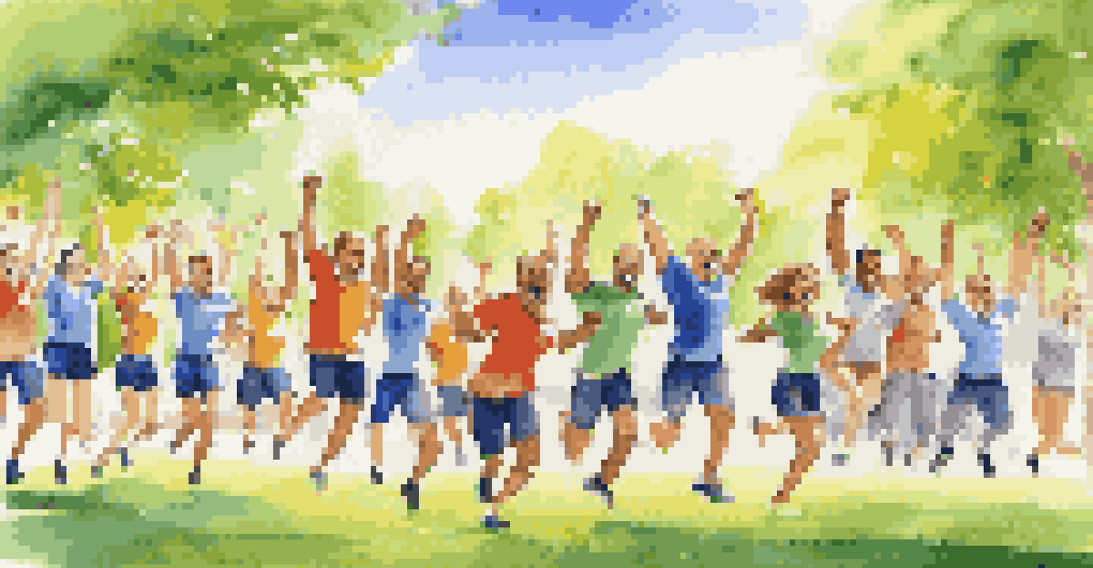 Employees participating in a lively outdoor sports competition, enjoying teamwork and camaraderie.