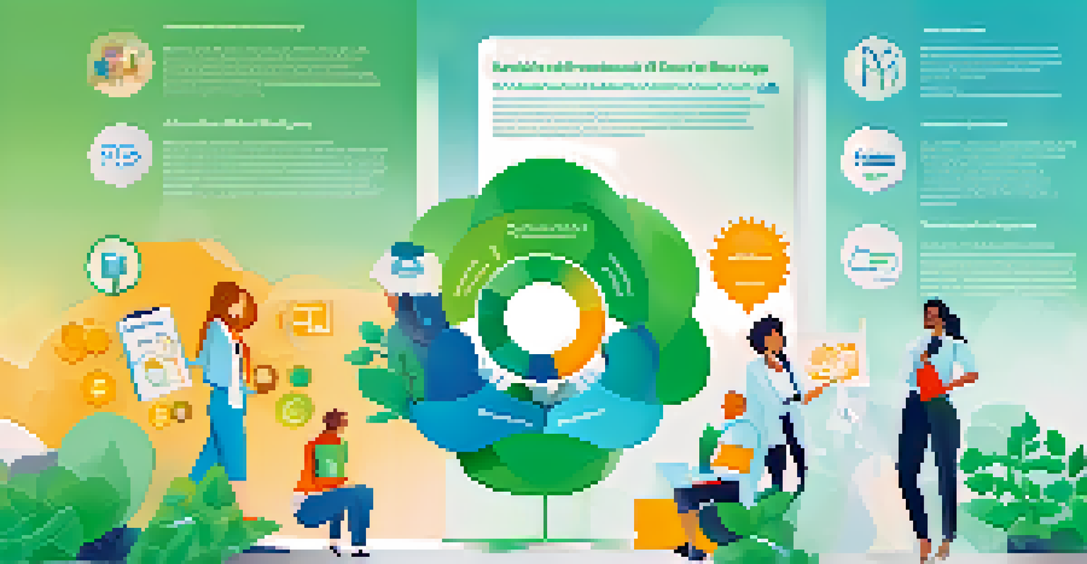 An infographic showcasing personalized employee benefits with colorful icons.