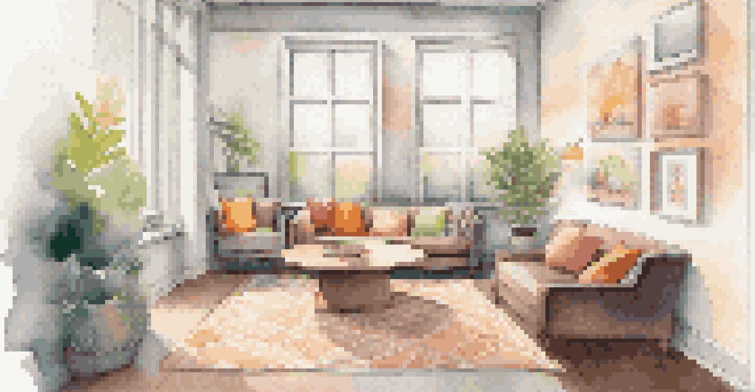 A cozy office corner designed for open dialogue with comfortable seating and warm lighting.
