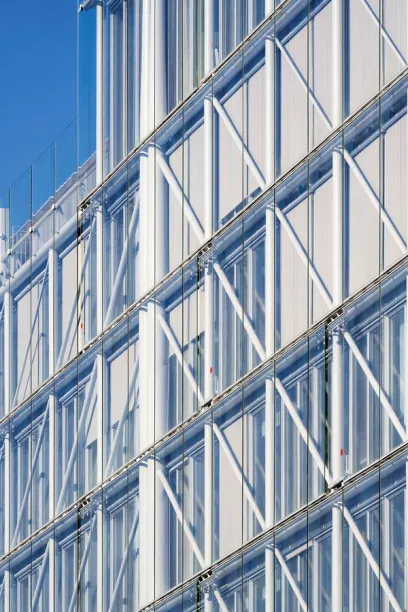 a black and white drawing of a room with a desk and chair .