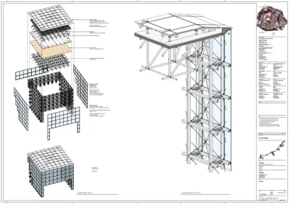 a drawing of a building with the word project written on the bottom