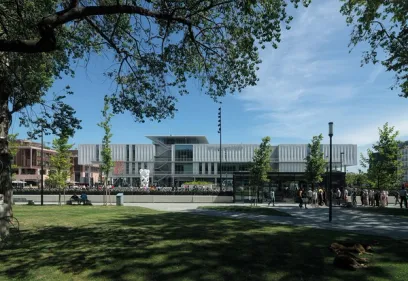 Istanbul Modern park side