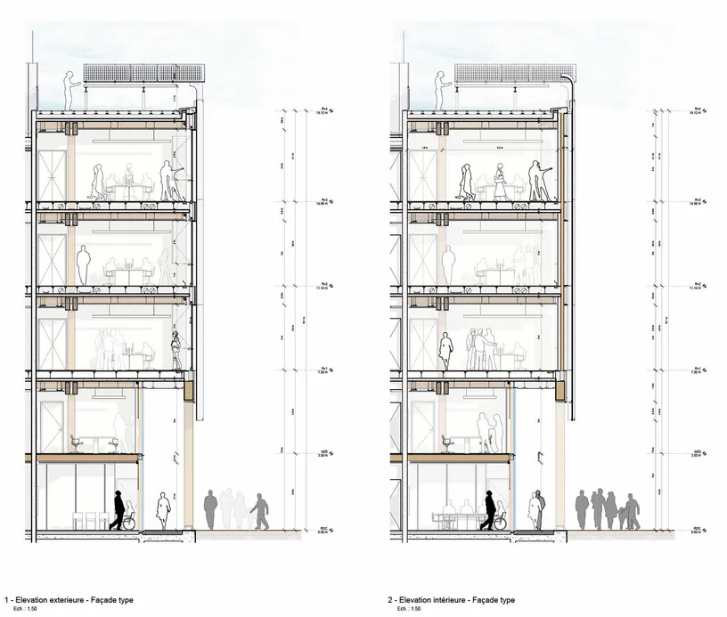 a large room with a lot of windows and sculptures on display .