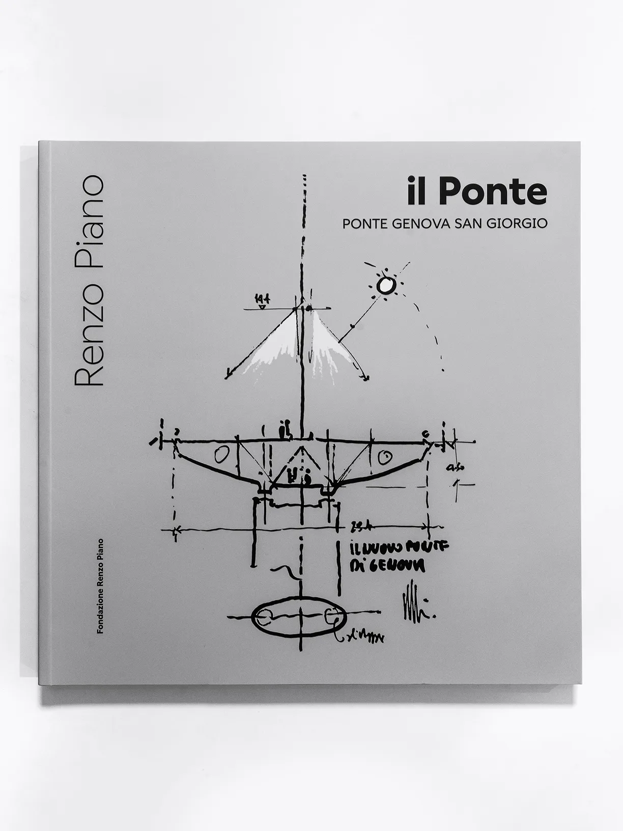 A book by renzo piano titled il ponte
