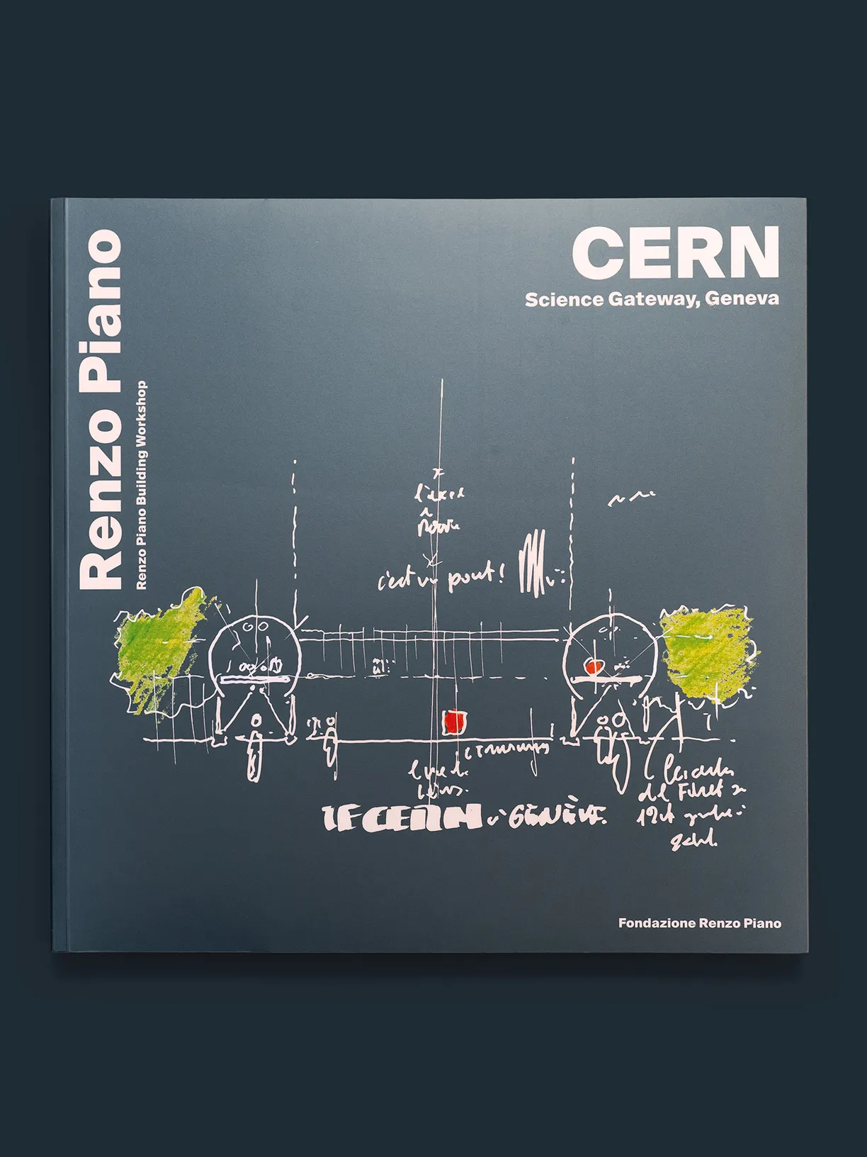 A book titled cern science gateway geneva by renzo piano