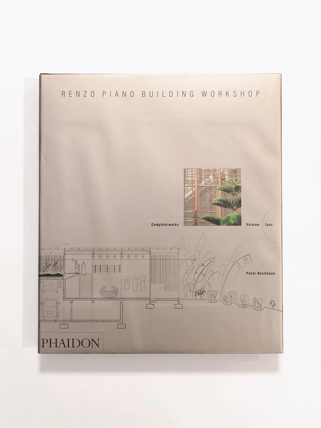 A book titled renzo piano building workshop by phaidon