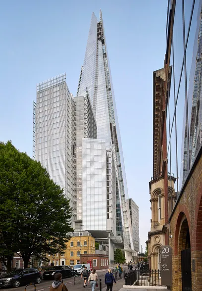 a very tall building with a lot of windows