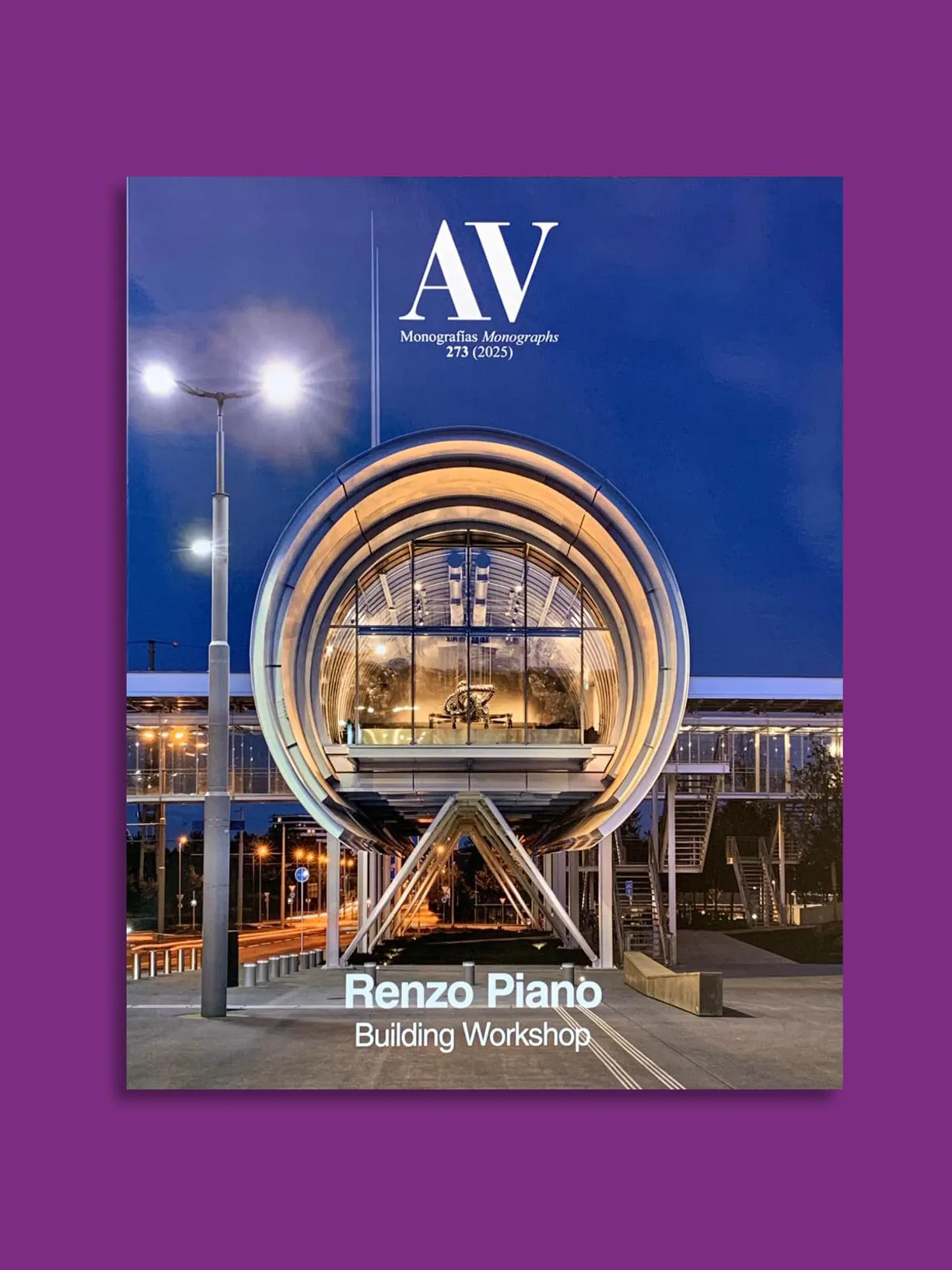 the cover of a book titled renzo piano building workshop