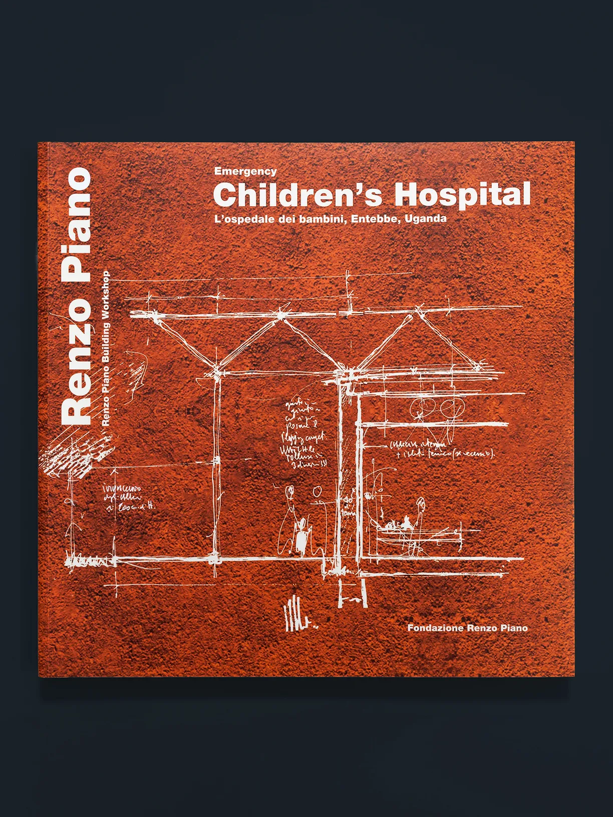 A book titled emergency children 's hospital by renzo piano