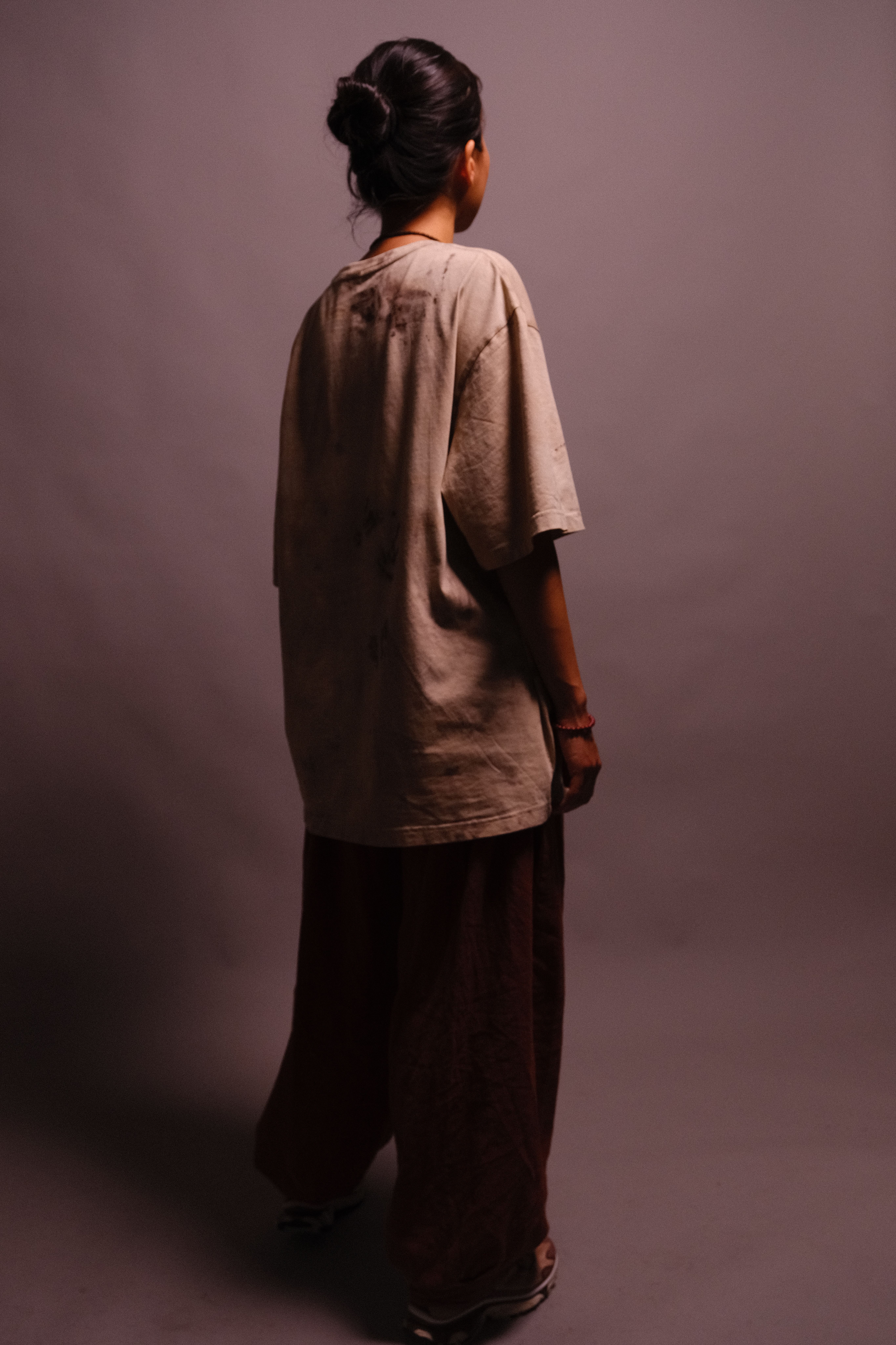 t-shirt with rust print - state of the island