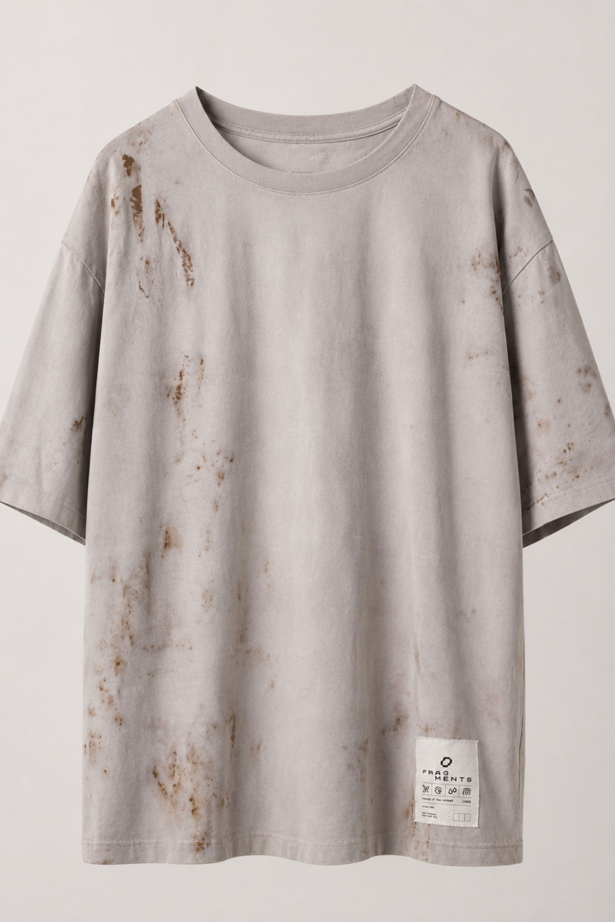 t-shirt with rust print - state of the island