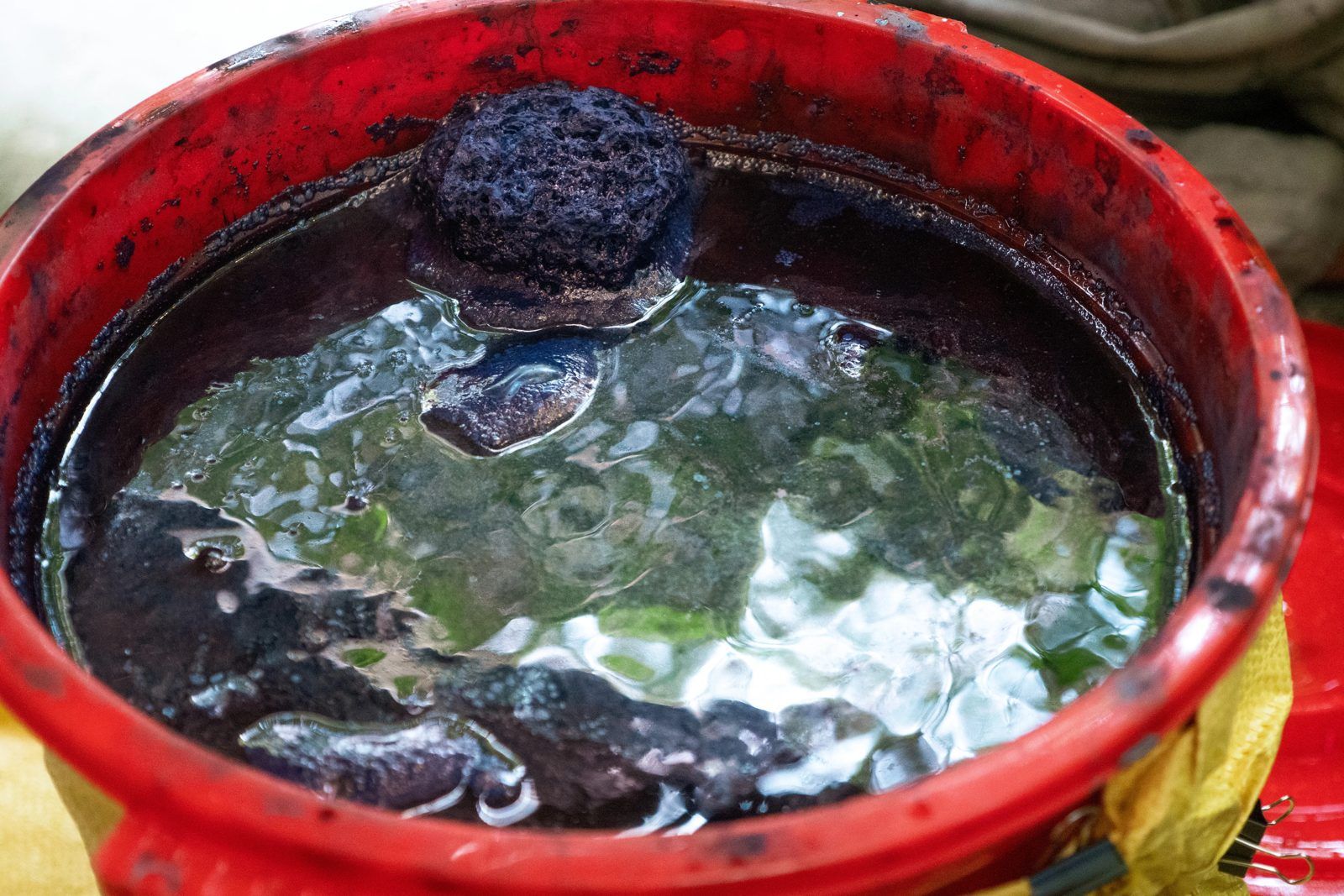 The vat before the first dip