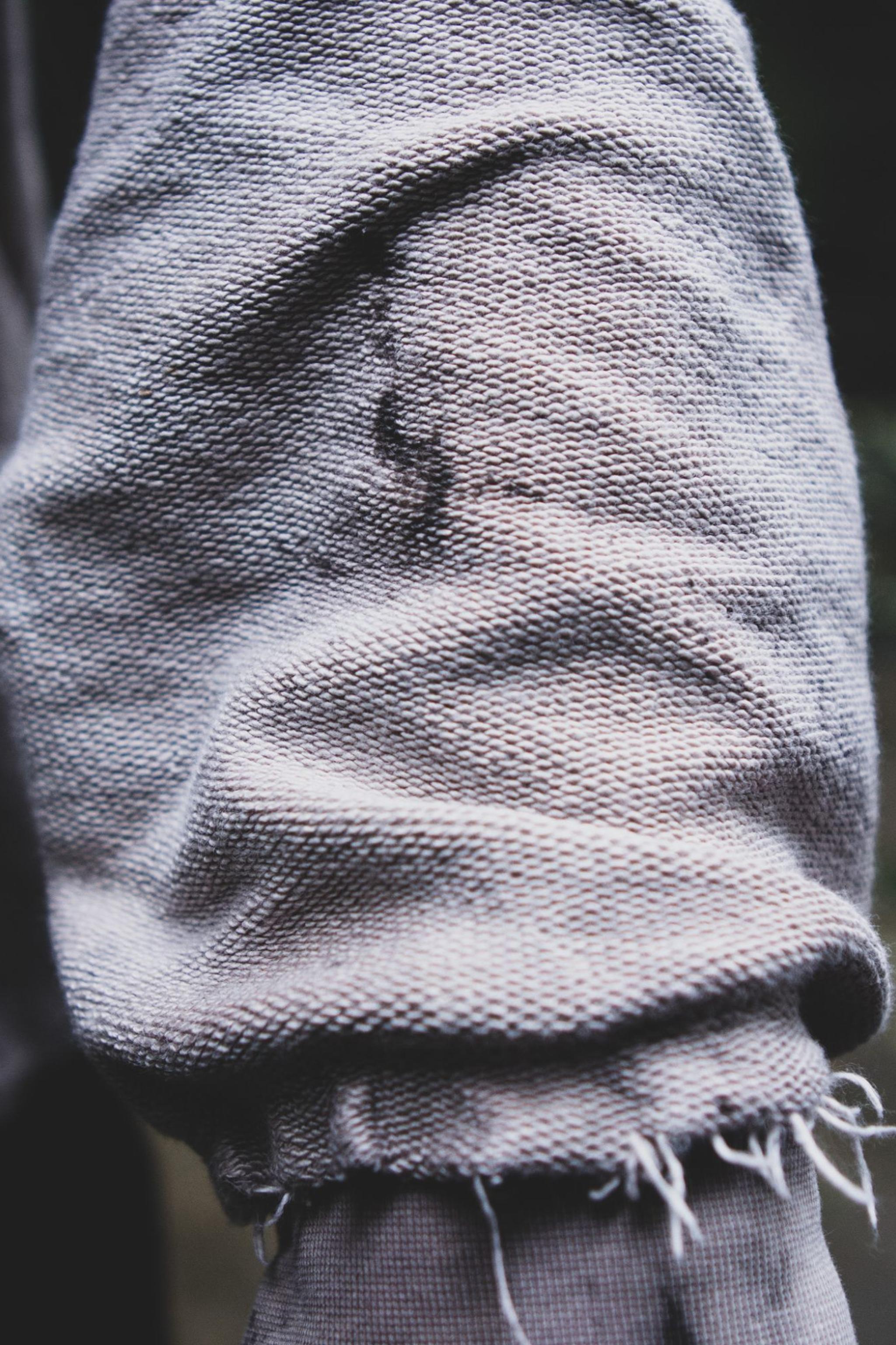 A frayed cuff
