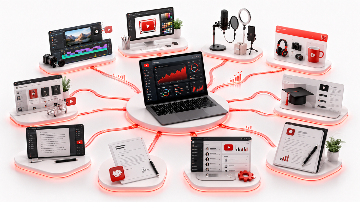 10 YouTube Side Hustles Anyone Can Start in 2026