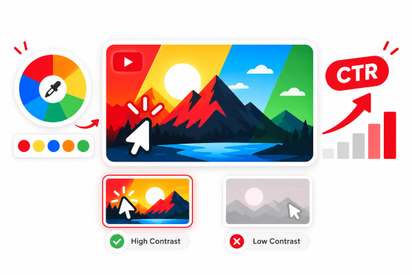 Best Colors for YouTube Thumbnails: Color Psychology for CTR