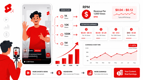 YouTube Shorts RPM: How Much Do Shorts Actually Pay?