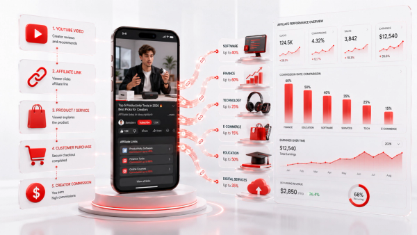 YouTube Affiliate Programs With the Highest Commissions in 2026