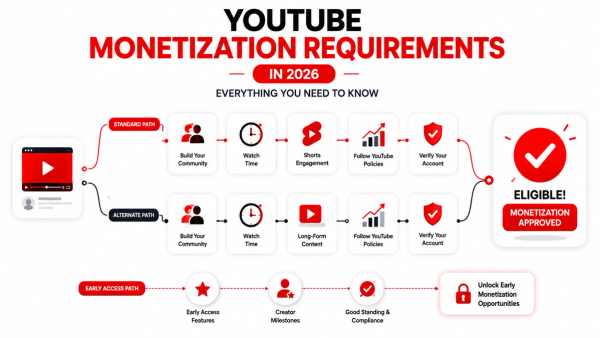 YouTube Monetization Requirements in 2026: Everything You Need to Know