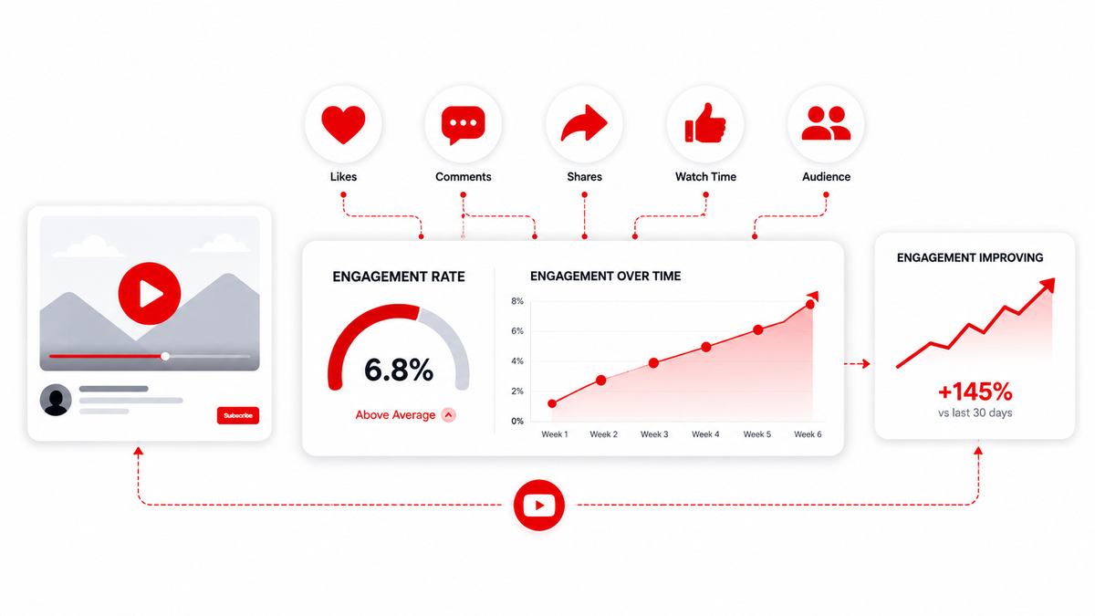 YouTube Engagement Rate: What It Is, Why It Matters, and How to Improve It