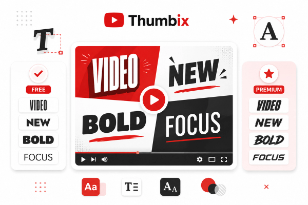 Best Fonts for YouTube Thumbnails: Free and Premium Options