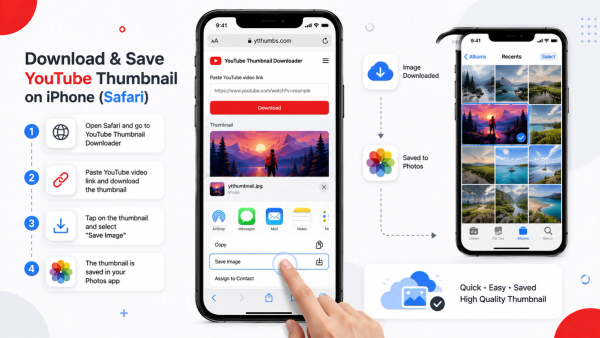 How to Save a YouTube Thumbnail on iPhone: Step-by-Step iOS Guide