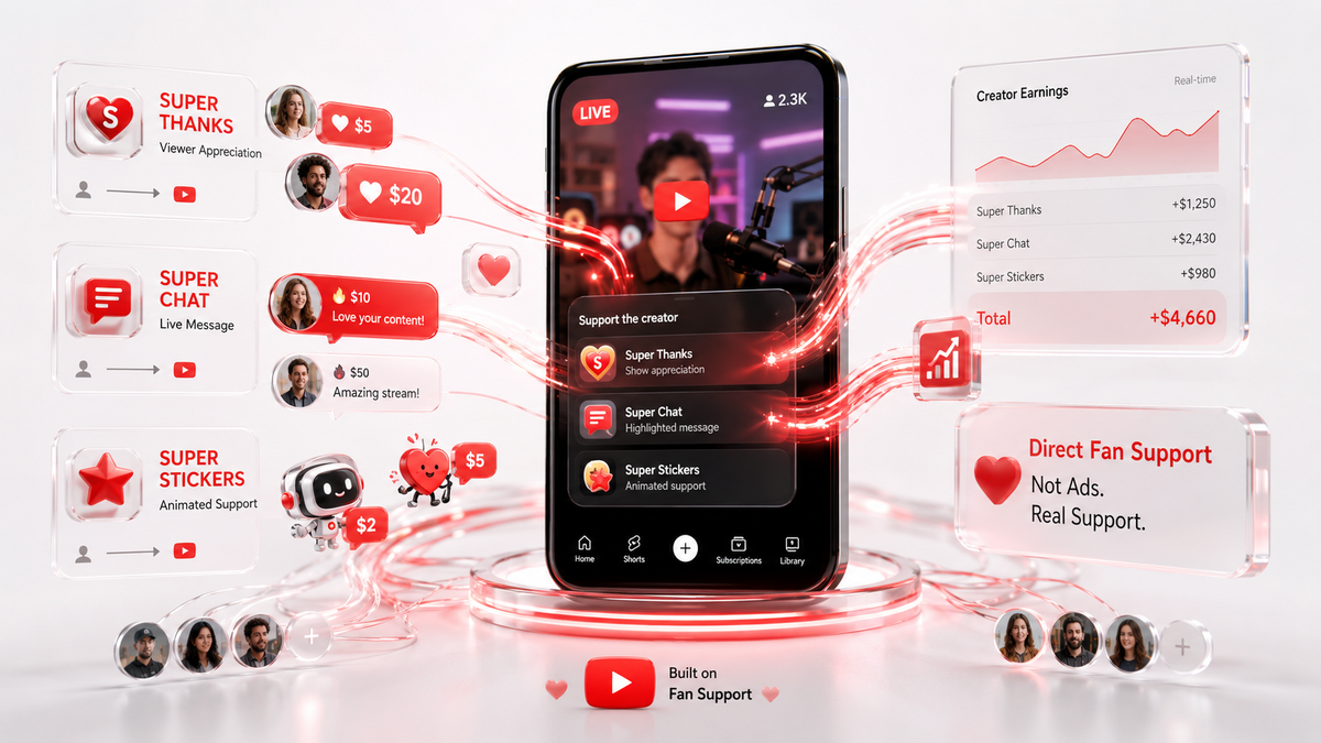 How to Make Money on YouTube With Super Thanks and Super Chat