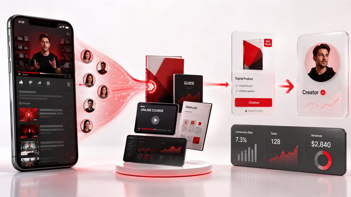 How to Sell Digital Products Through YouTube (Even With a Small Channel)