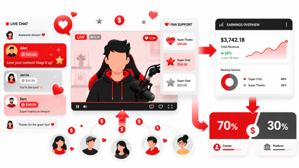 How to Make Money on YouTube With Super Thanks and Super Chat