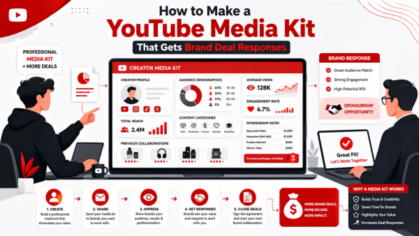 How to Make a YouTube Media Kit That Gets Brand Deal Responses