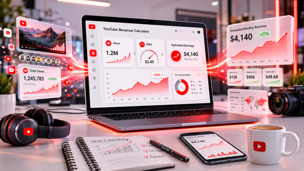 YouTube Ad Revenue Calculator: Estimate Channel Earnings for Free