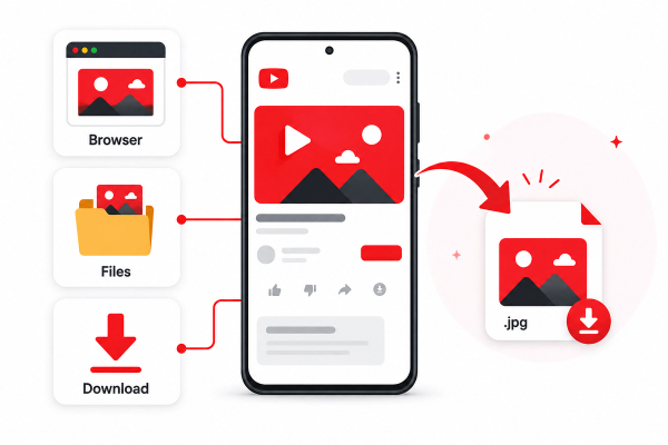 How to Save a YouTube Thumbnail on Android (3 Methods)
