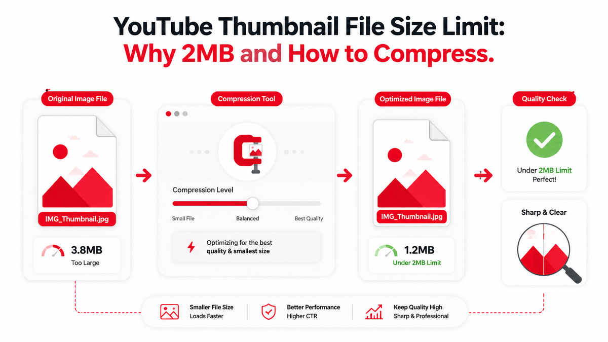 YouTube Thumbnail File Size Limit: Why 2MB and How to Compress