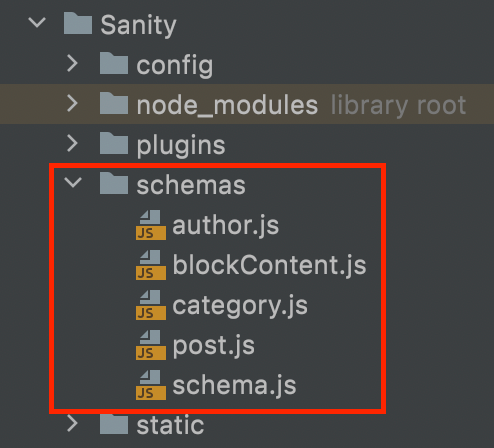 Sanity Schema
