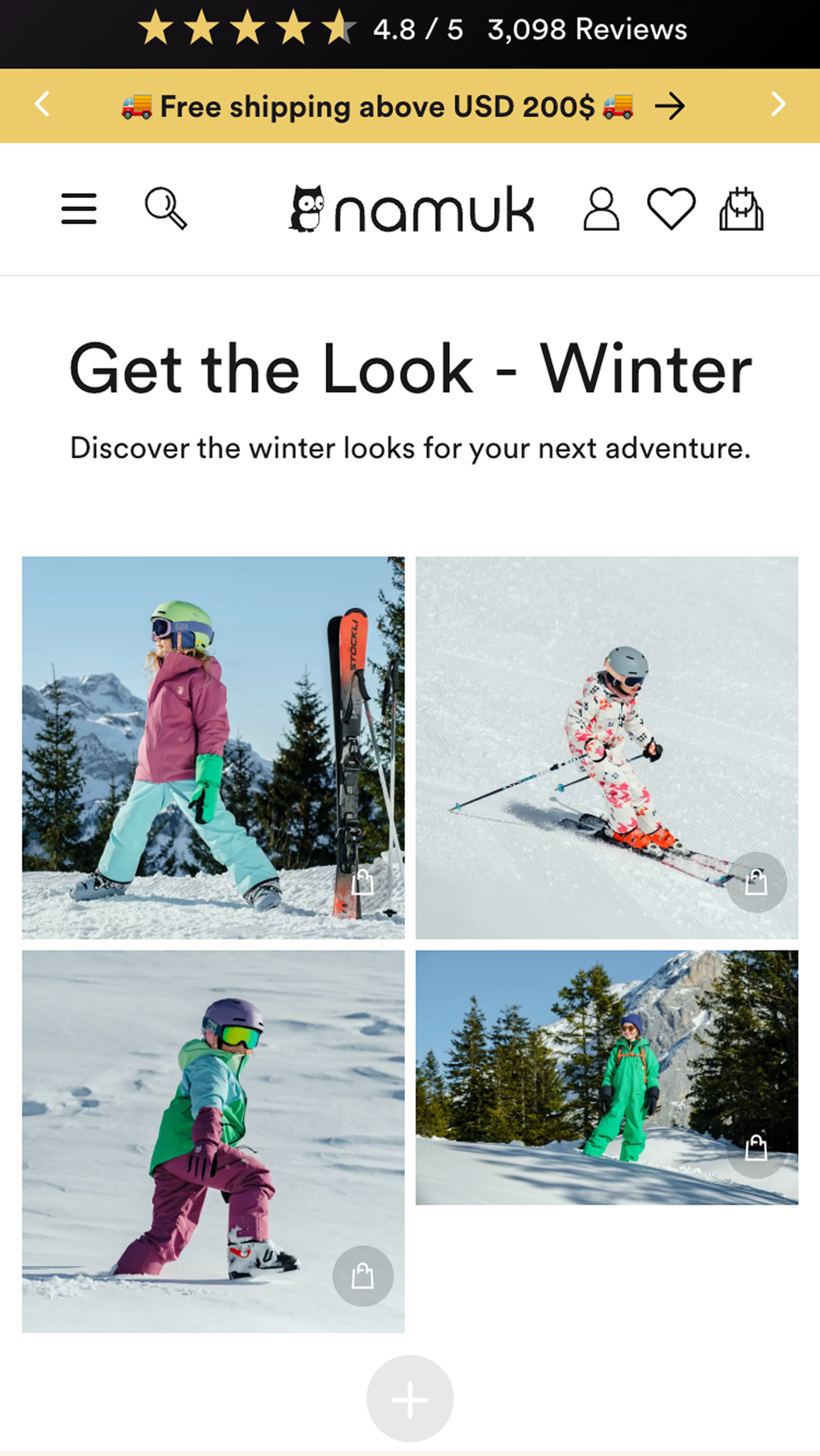 mobile landing page