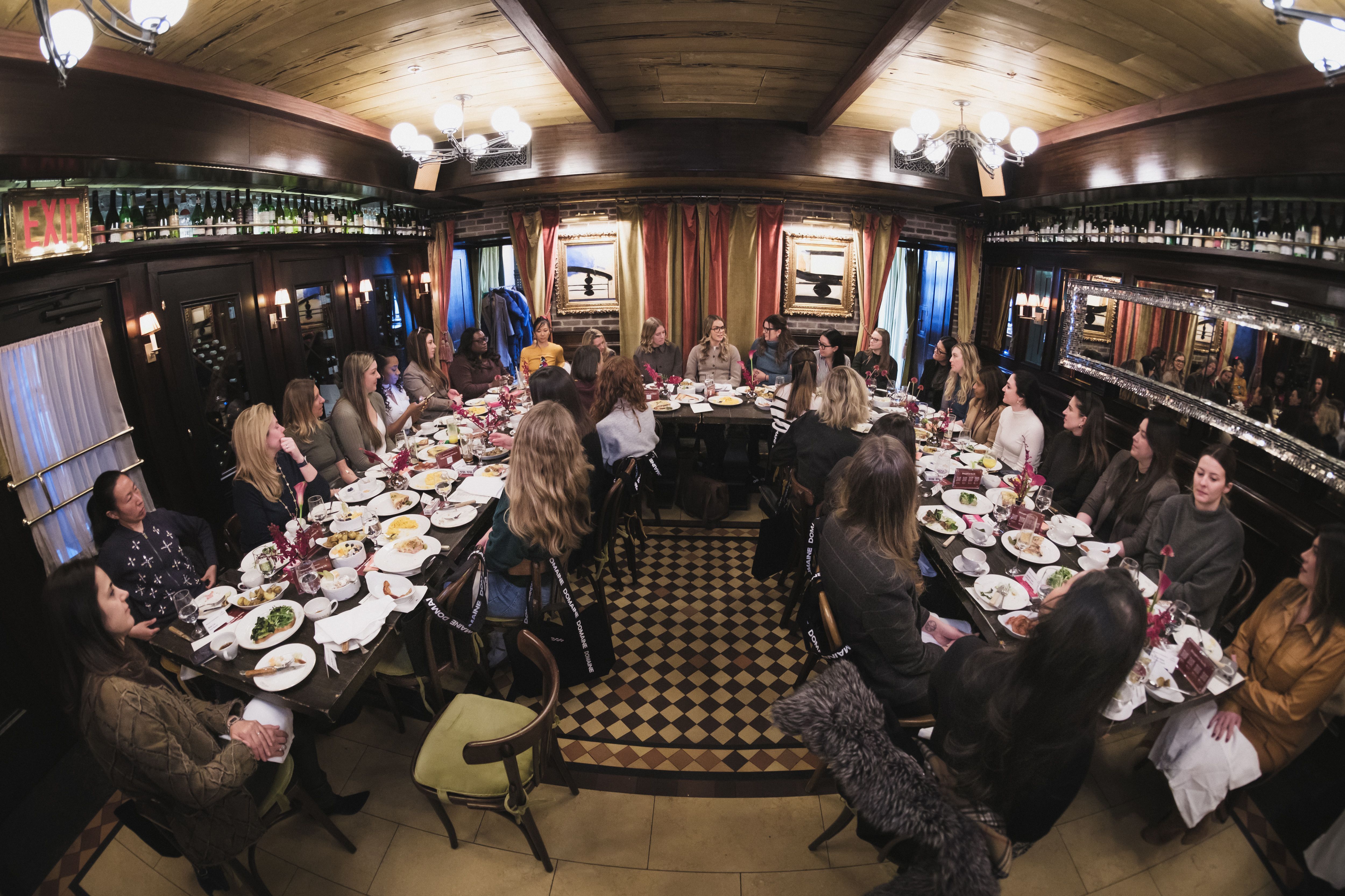 Guests at the Women in Ecommerce brunch