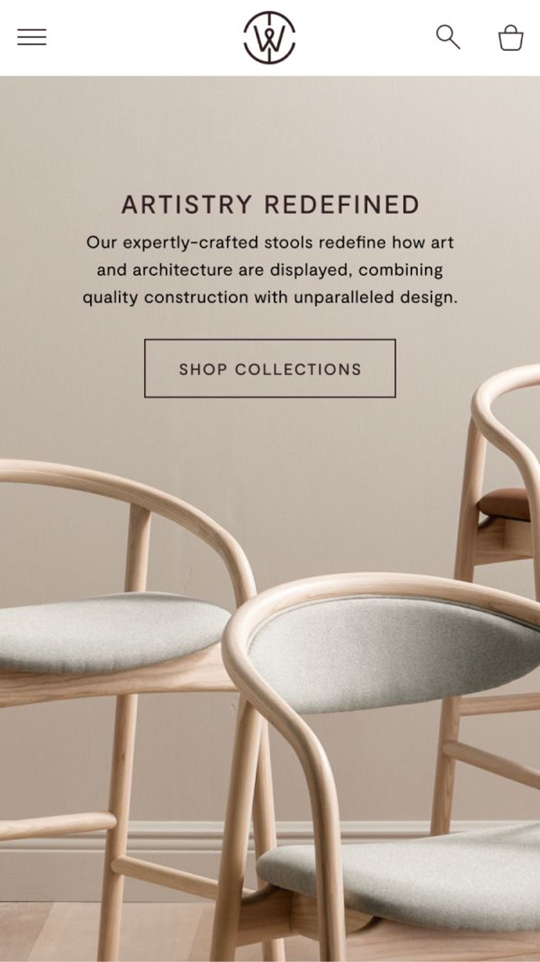 Industry West collection feature section