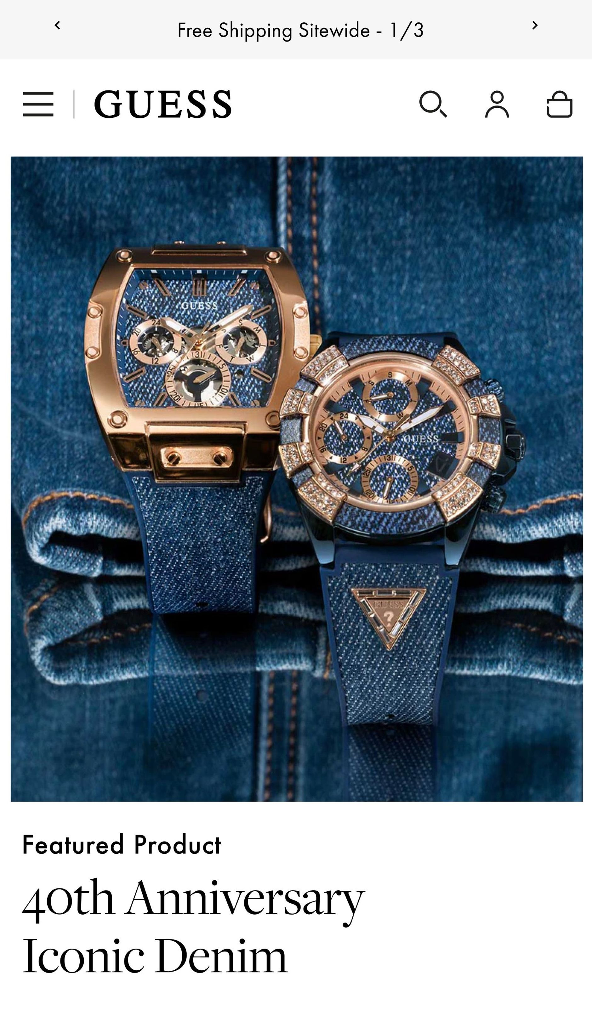 Guess Homepage