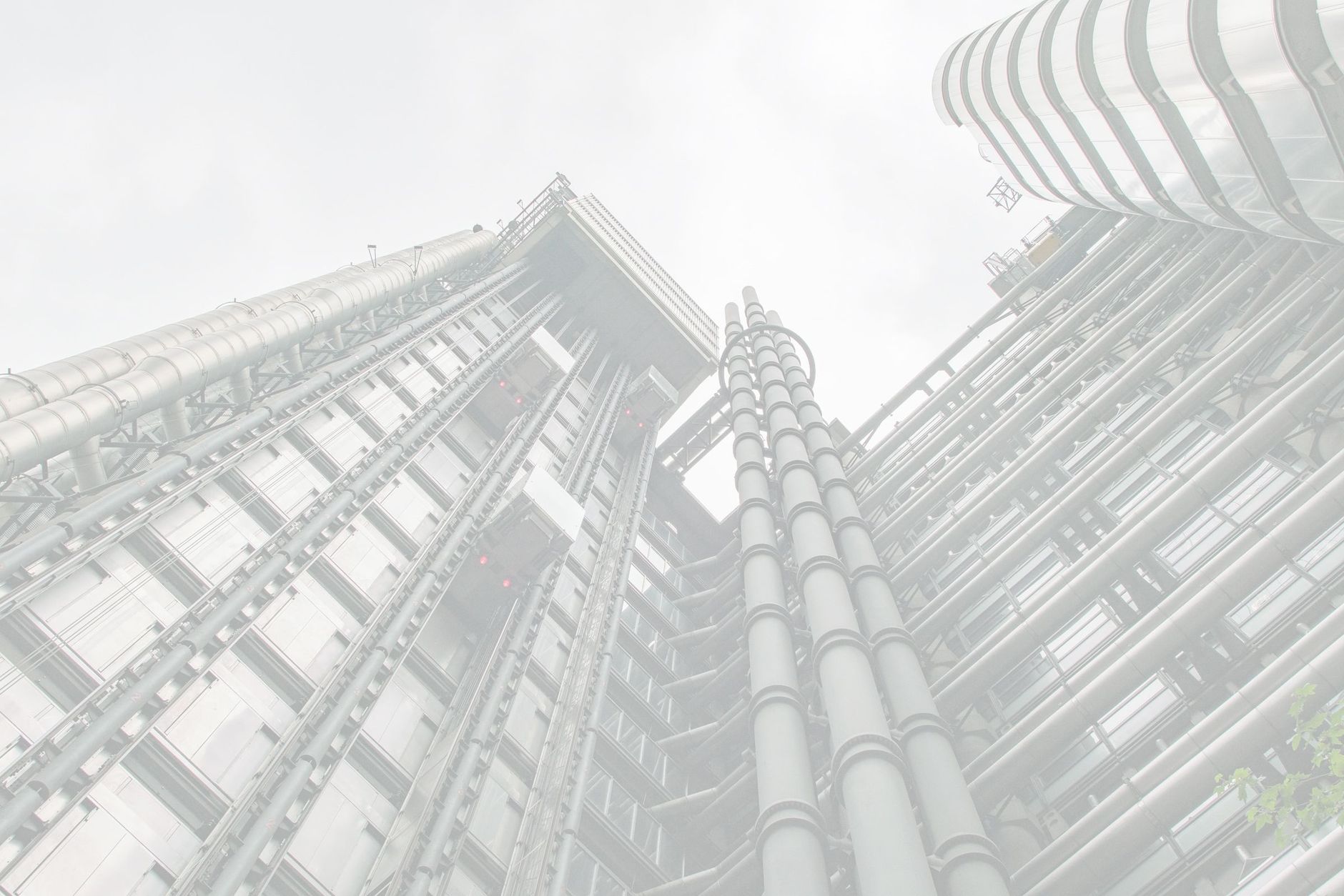 Bottom-down photo of an industry plant