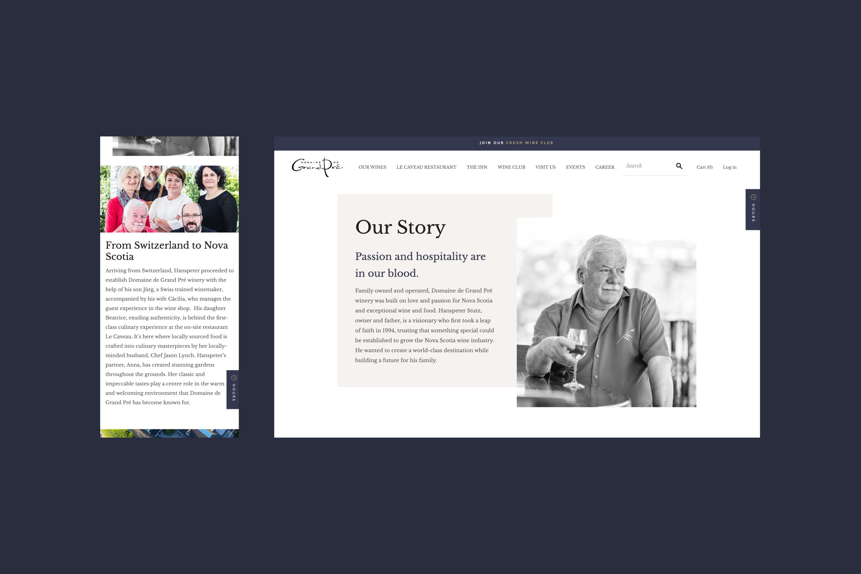 Our Story Page