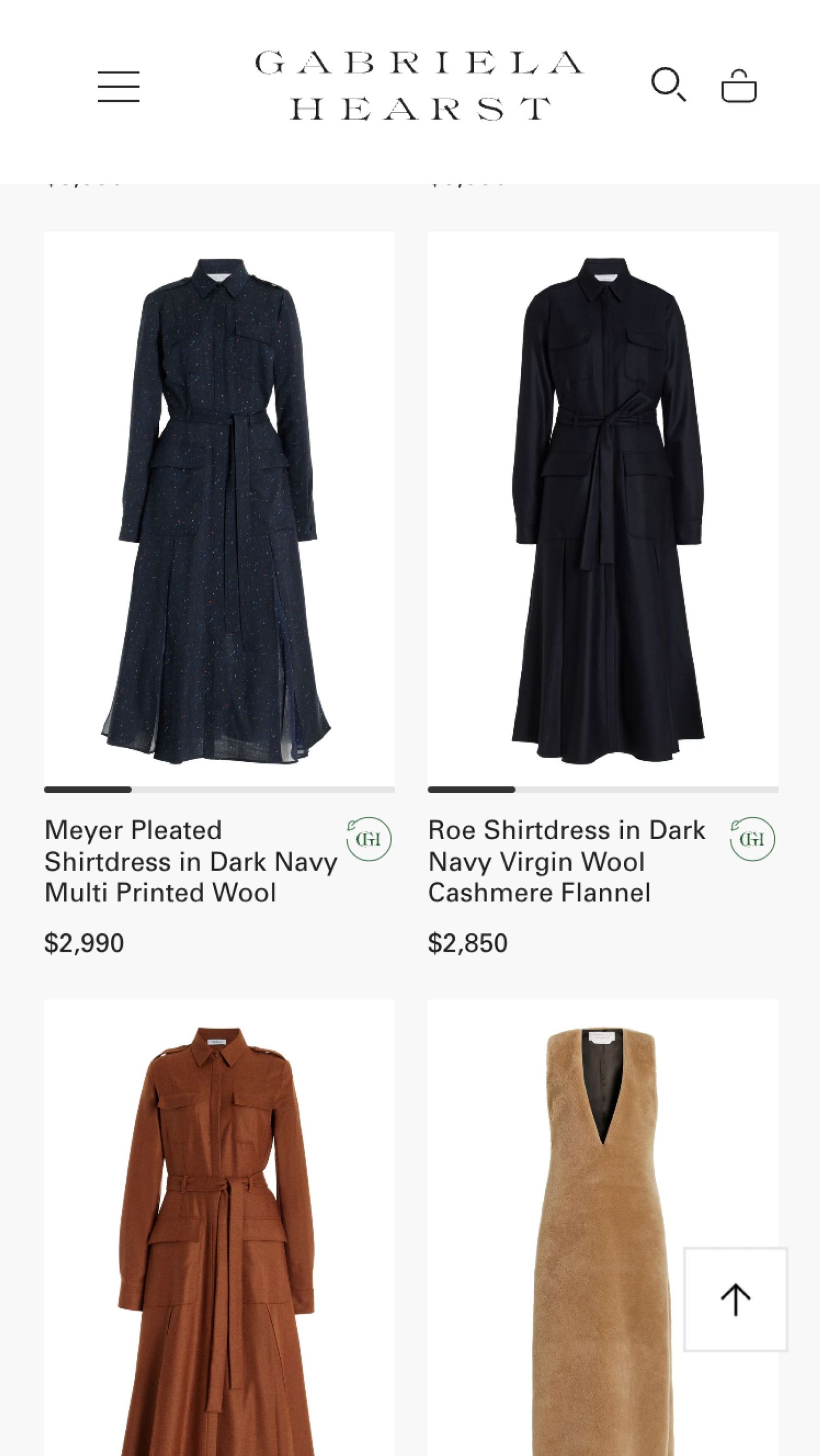 Gabriela Hearst Product Listing Page