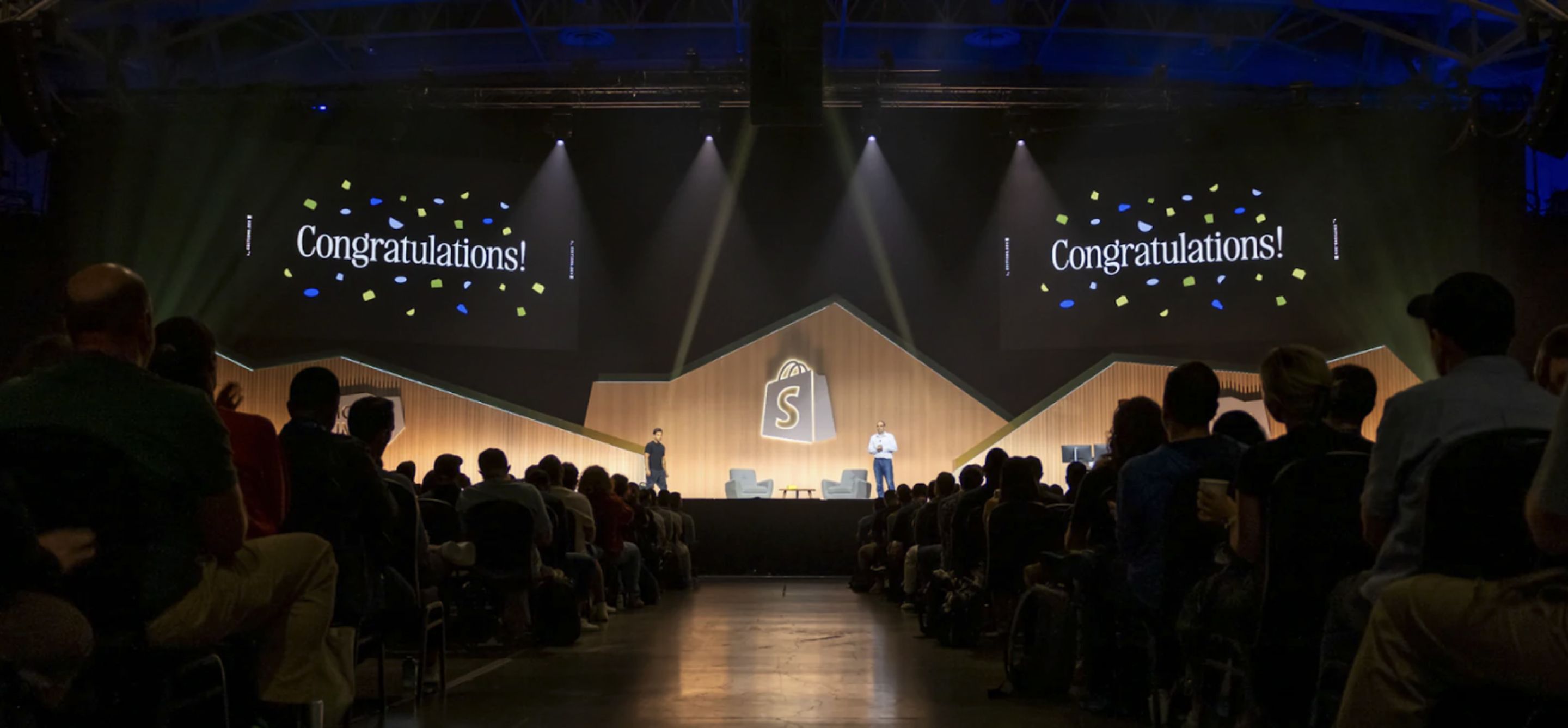 Shopify build awards 2024 auditorium