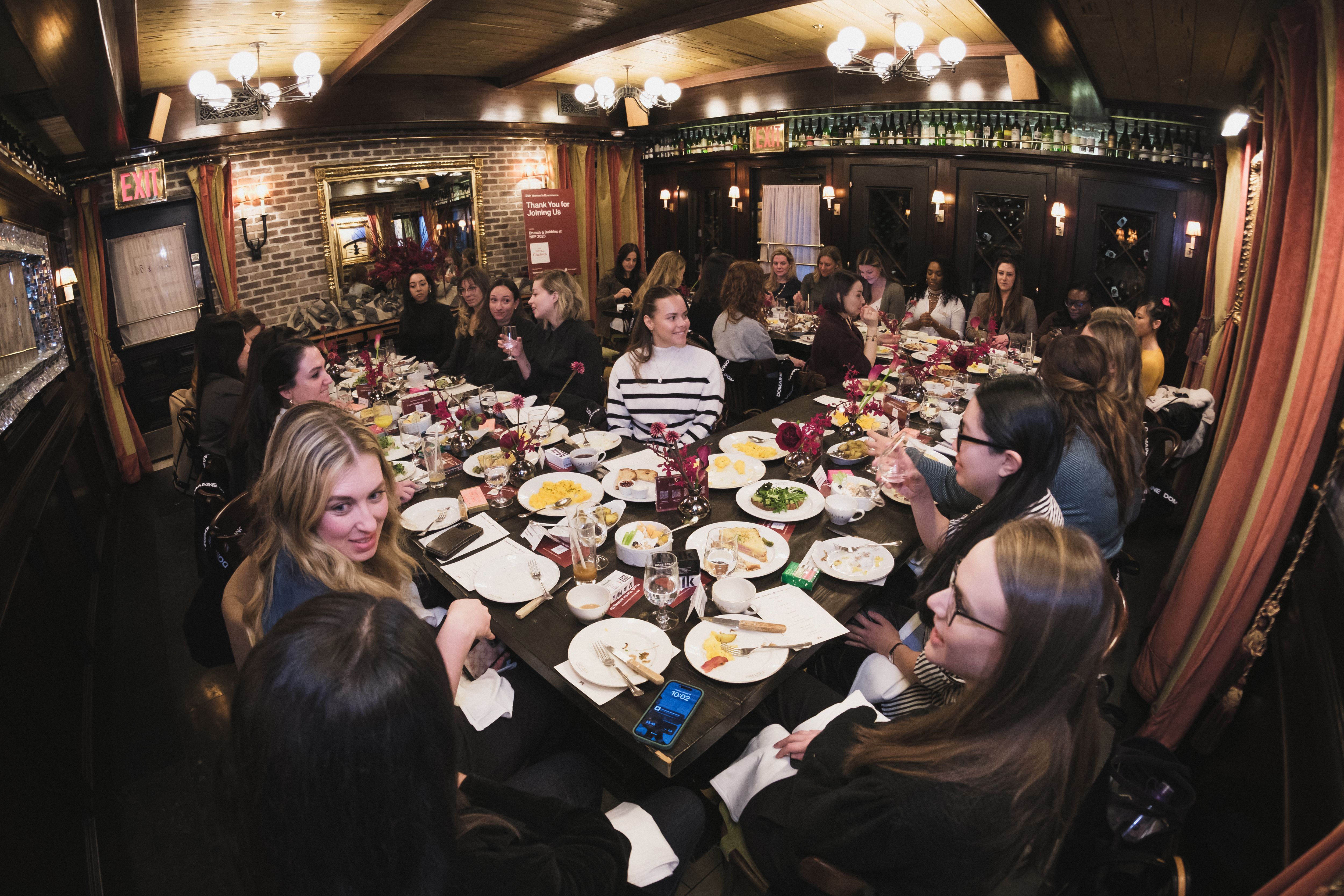 Guests at the Women in Ecommerce brunch