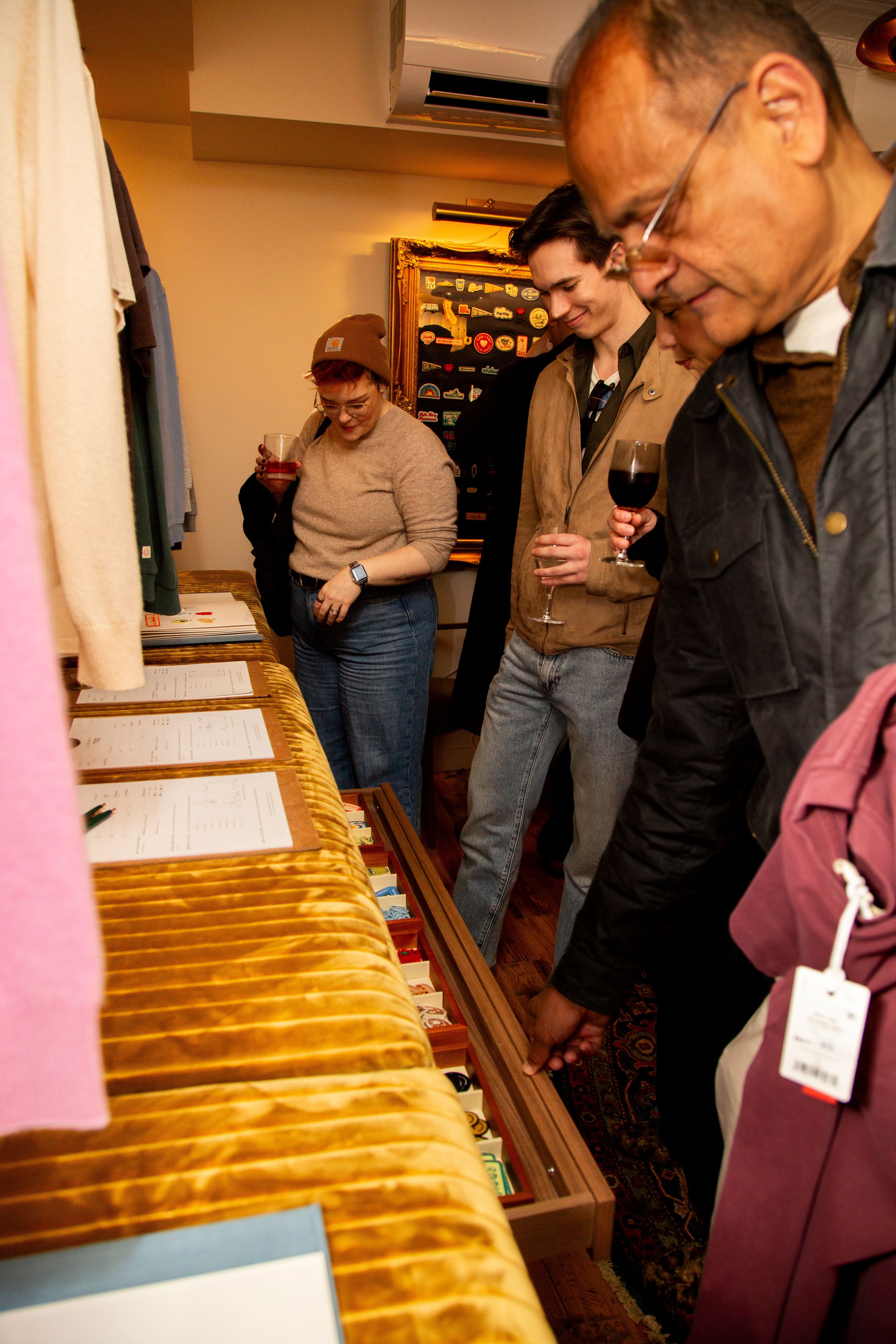 Pattern's Sip & Shop Event at Marine Layer