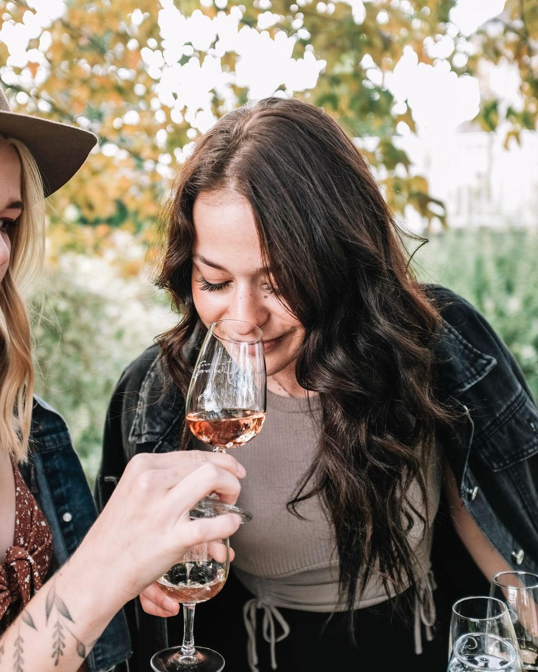 Lady Drinking Wine