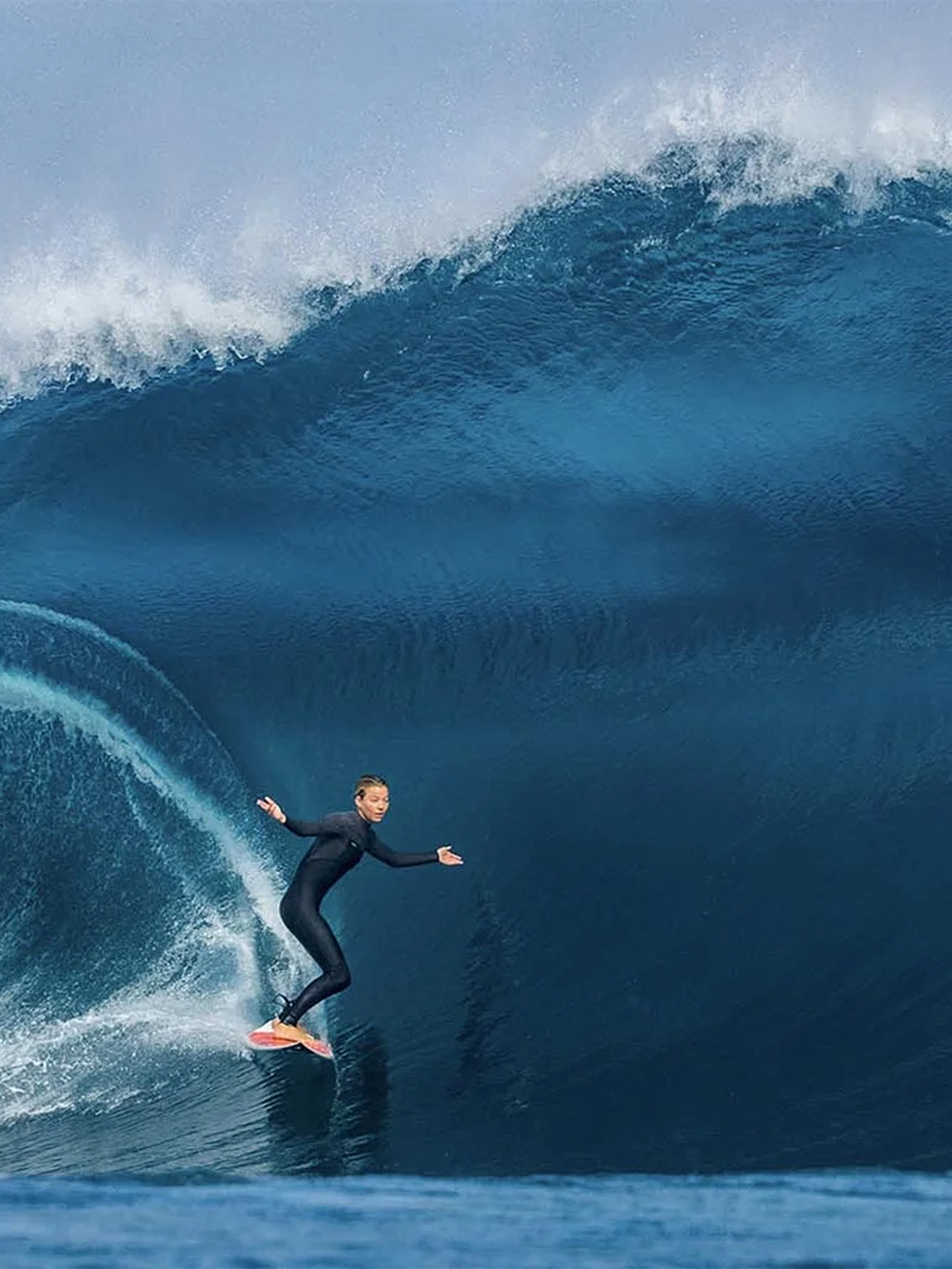 Surfer on a wave