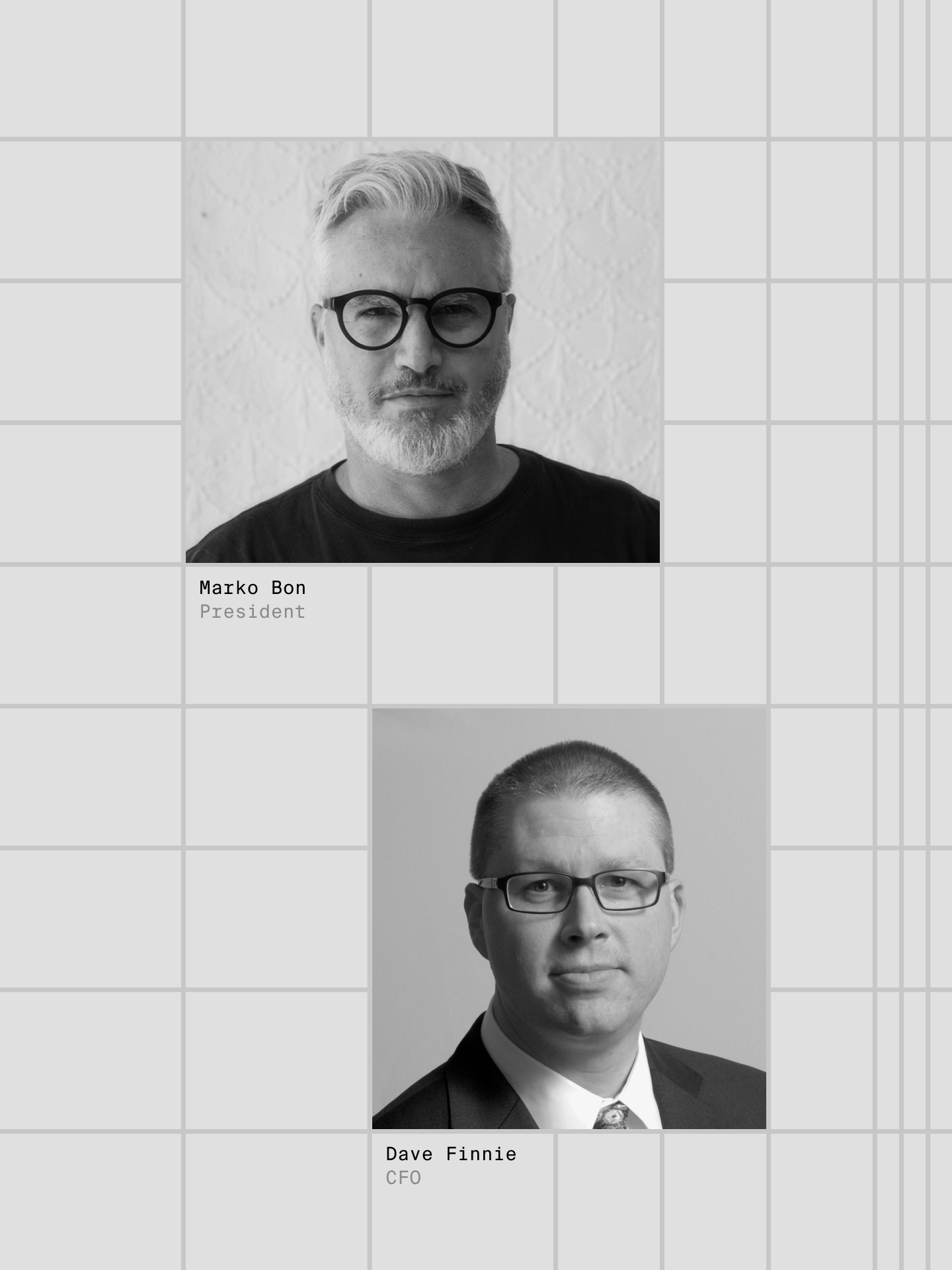 Headshots of Marko and Dave on a graphic background