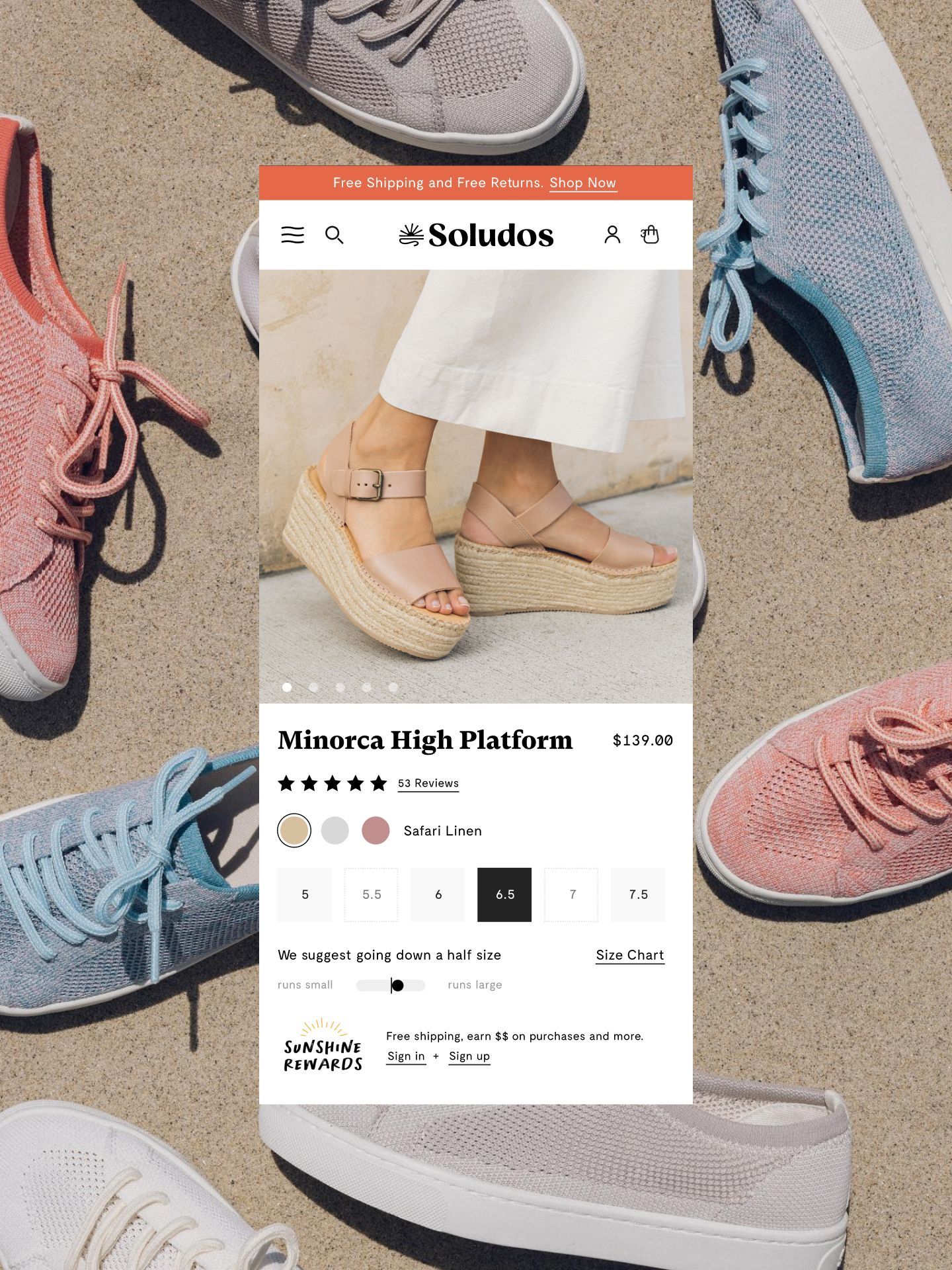 Soludos Mobile PDP